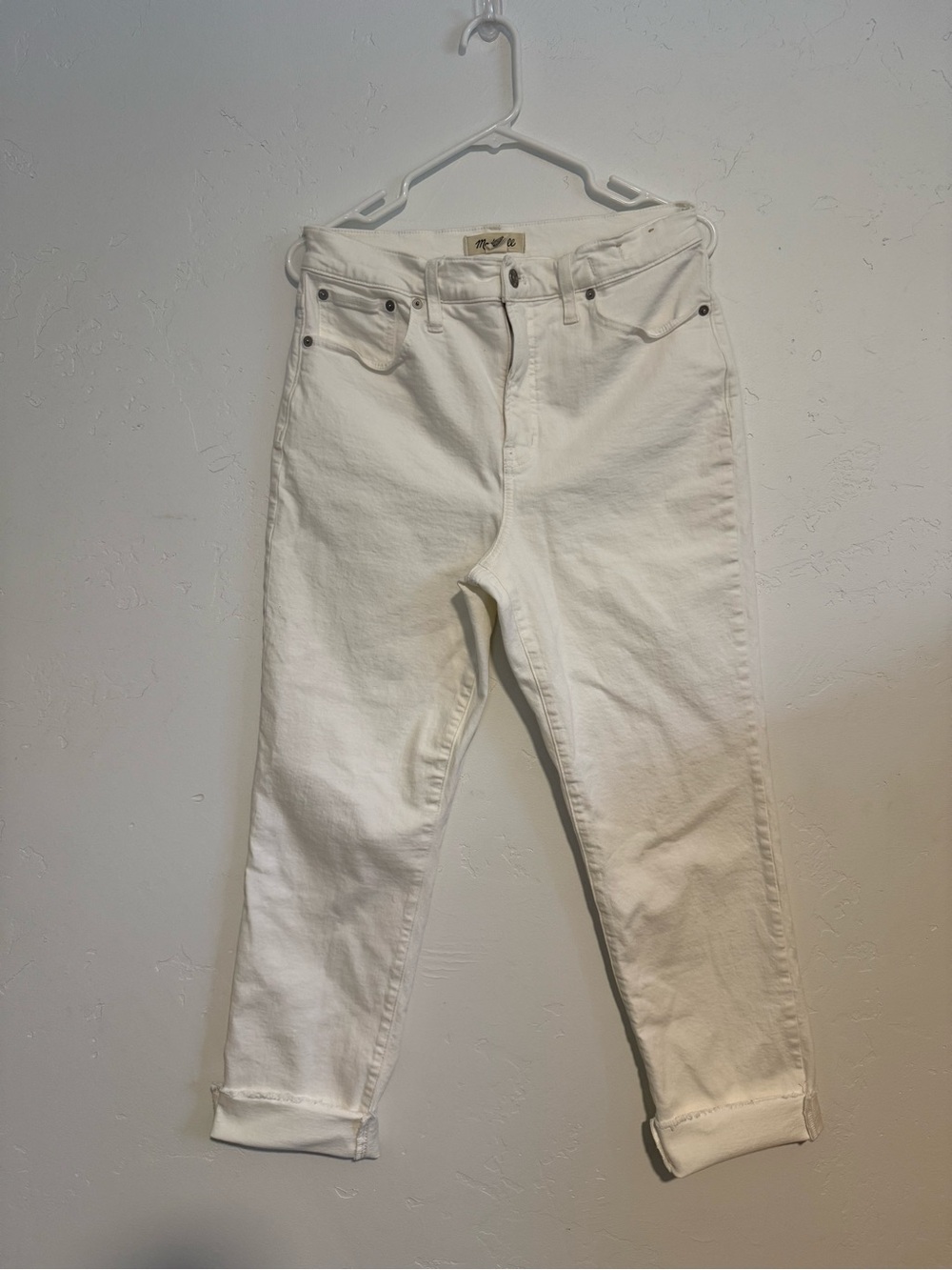 Madewell Women's the Perfect Vintage White Jeans